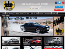 Tablet Screenshot of dynastymotorsbakersfield.com